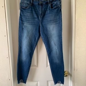 Kut from the Kloth Connie High Rise Ankle Skinny sz 16